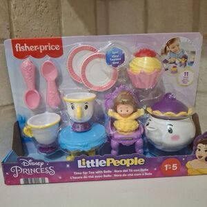 Fisher-Price Princess Belle Time For Tea Playset NEW